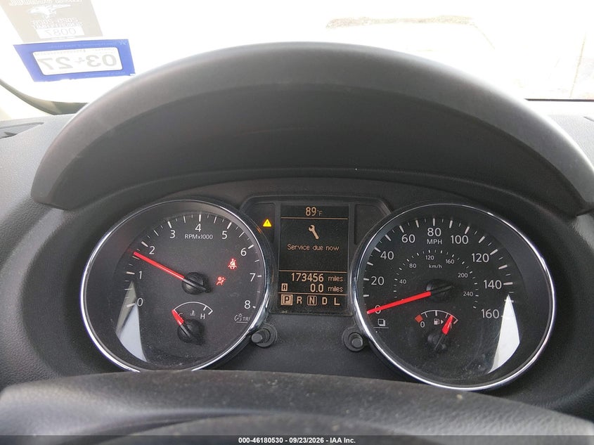 2011 Nissan Rogue VIN JN8AS5MT6BW166804 IAAI salvage auction — FRONT & REAR, Salvage (Texas), sold $725 on 2026-10-05 (photo 7)