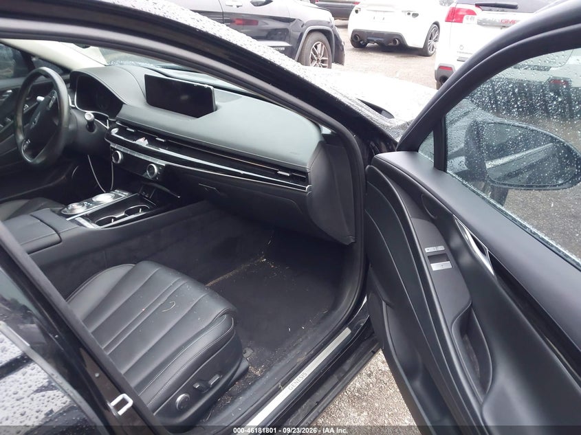2021 Genesis G80 VIN KMTGB4SC2MU049336 IAAI salvage auction — SIDE, Salvage Title, sold $7,700 on 2026-10-10 (photo 5)