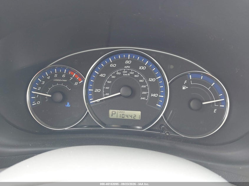 2011 Subaru Forester VIN JF2SHADC4BH727871 IAAI salvage auction — FRONT & REAR, Clear (New Jersey), sold $775 on 2026-10-05 (photo 7)