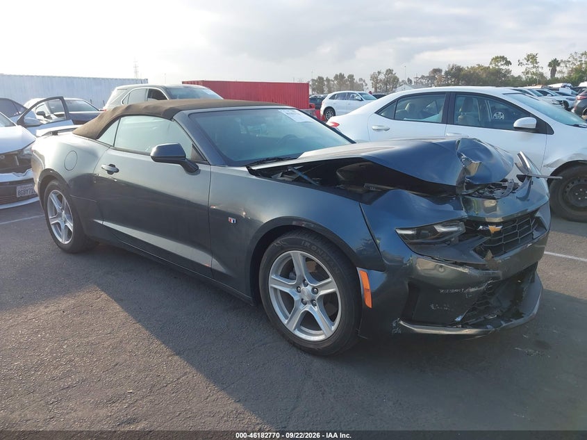 2023 Chevrolet Camaro VIN 1G1FB3DS7P0136453 IAAI salvage auction — Front End, Salvage, sold $6,375 on 2026-10-15 (photo 1)