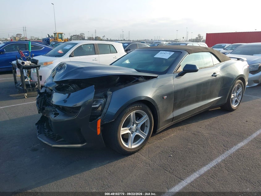 2023 Chevrolet Camaro VIN 1G1FB3DS7P0136453 IAAI salvage auction — Front End, Salvage, sold $6,375 on 2026-10-15 (photo 2)