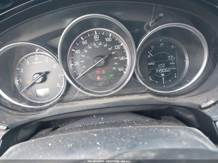 2016 Mazda Cx-9 VIN JM3TCABY1G0118010 IAAI salvage auction — NORMAL WEAR, Clear (South Carolina), sold $0 on 2026-10-01 (photo 6)