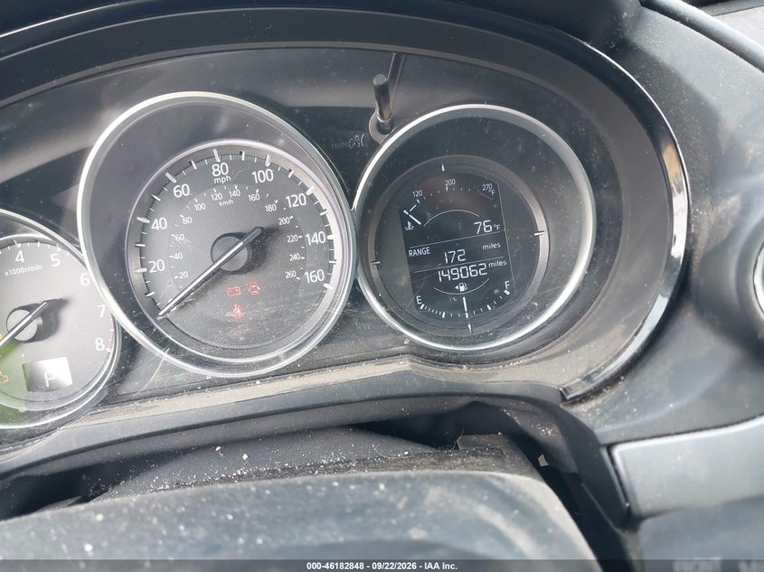 2016 Mazda Cx-9 VIN JM3TCABY1G0118010 IAAI salvage auction — NORMAL WEAR, Clear (South Carolina), sold $0 on 2026-10-01 (photo 7)