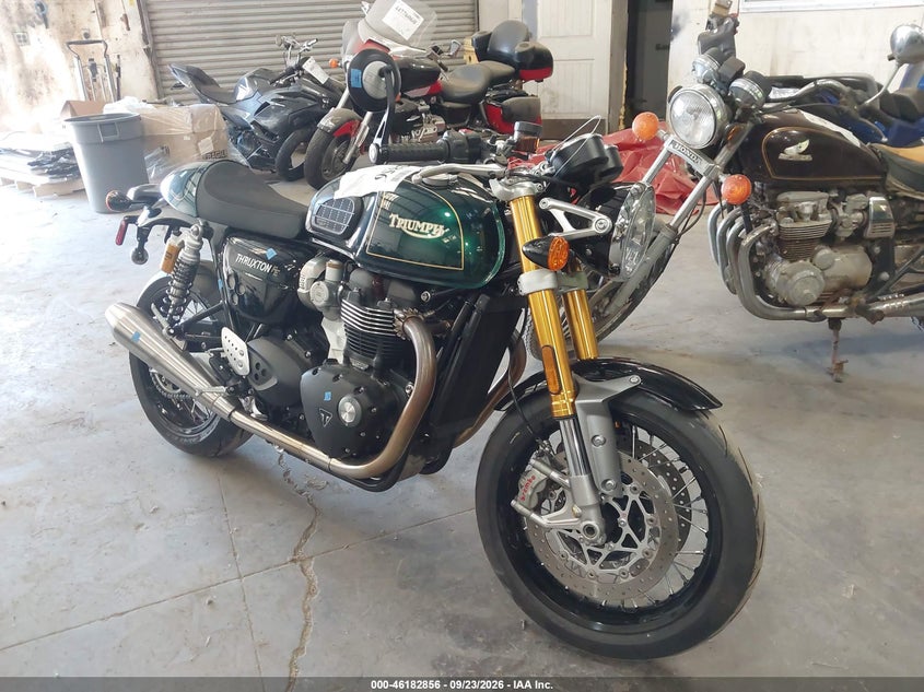 2025 Triumph Thruxton VIN SMTD56HR0STBV2228 — IAAI salvage auction photo