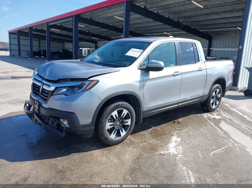 2020 Honda Ridgeline VIN 5FPYK3F53LB030592 IAAI salvage auction — FRONT END, Salvage Title, sold $8,300 on 2026-10-09 (photo 2)