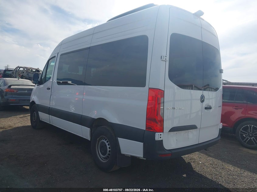 2026 Mercedes-benz Sprinter VIN W1Z4KFHY6TT612058 IAAI salvage auction — LEFT REAR, Enterprise Vehicles Clear Only (Washington), sold $27,000 on 2026-09-27 (photo 3)