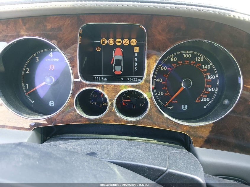2005 Bentley Continental VIN SCBCR63W85C030135 IAAI salvage auction — NORMAL WEAR, Reconstructed (Louisiana), sold $0 on 2026-10-08 (photo 7)