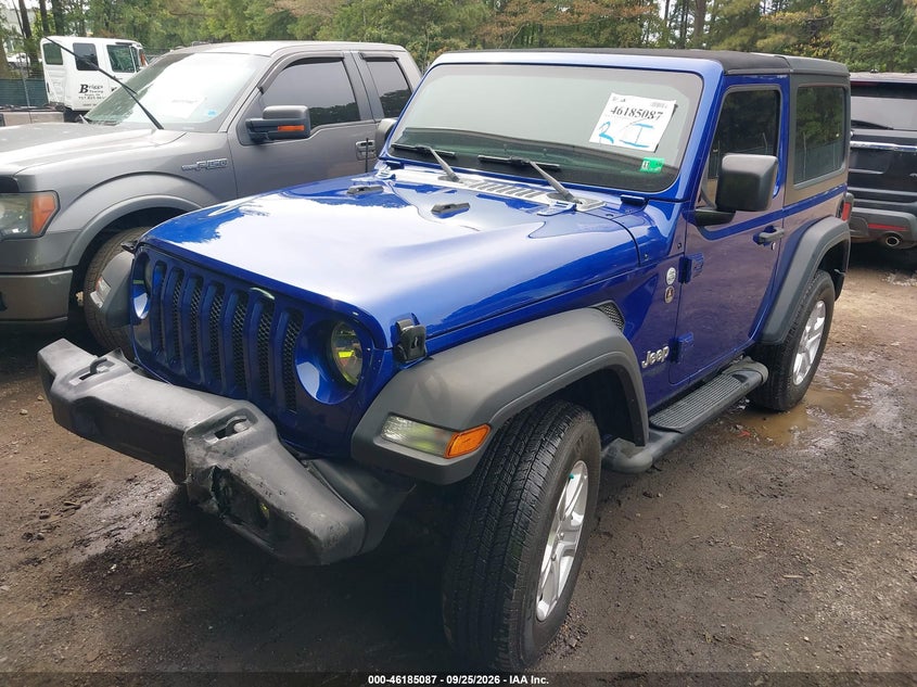 2020 Jeep Wrangler / VIN 1C4GJXAG8LW286312 IAAI salvage auction — FRONT END, Wait Title, sold $8,600 on 2026-10-15 (photo 2)