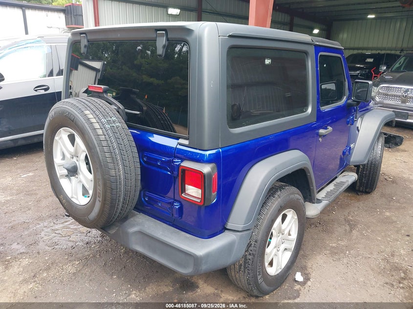 2020 Jeep Wrangler / VIN 1C4GJXAG8LW286312 IAAI salvage auction — FRONT END, Wait Title, sold $8,600 on 2026-10-15 (photo 4)