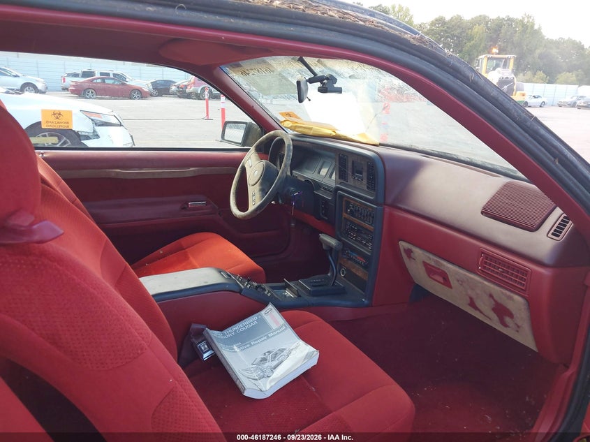 1988 Mercury Cougar VIN 1MEBM60F6JH660677 IAAI salvage auction — BIOHAZARD/CHEMICAL, Clear (Georgia), sold $225 on 2026-10-07 (photo 5)