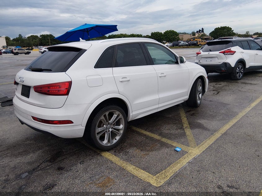 2017 Audi Q3 VIN WA1HCCFS6HR012787 IAAI salvage auction — LEFT FRONT, Wait Title, sold $2,400 on 2026-10-09 (photo 4)