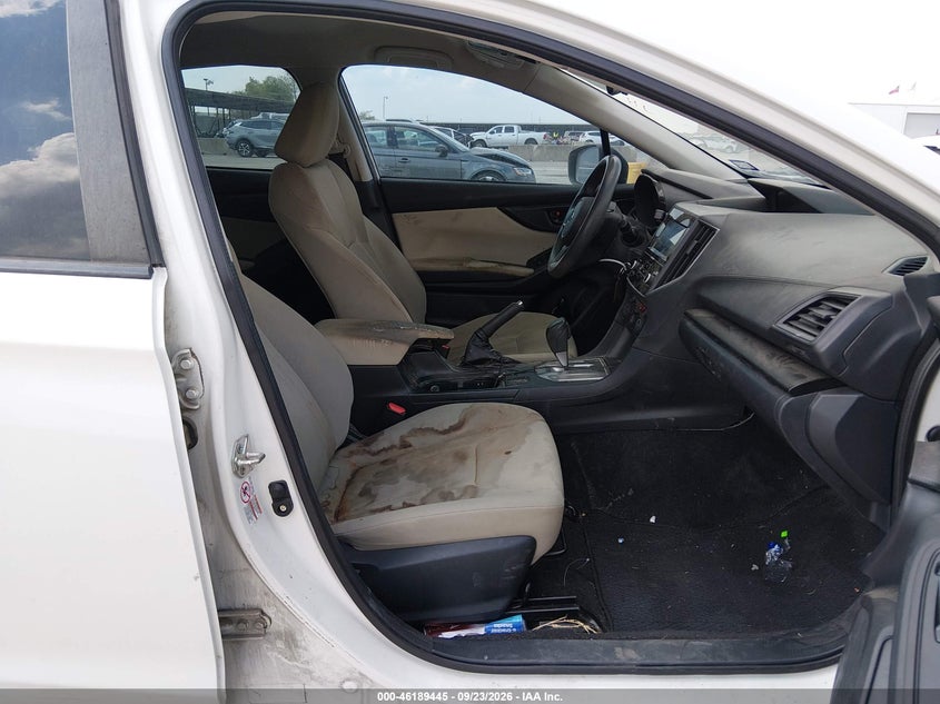2019 Subaru Impreza VIN 4S3GTAB65K3702393 IAAI salvage auction — NORMAL WEAR, Salvage Title, sold $25 on 2026-10-04 (photo 5)