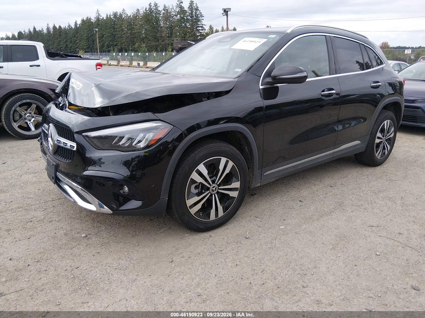 2025 Mercedes-benz Gla-klasse VIN W1N4N4HB1SJ641017 IAAI salvage auction — FRONT END, Salvage Title, sold $13,100 on 2026-09-27 (photo 2)