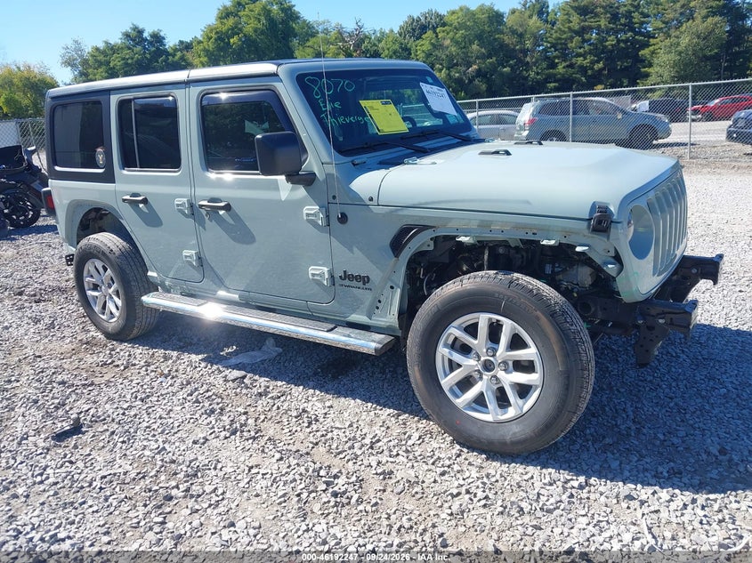 2023 Jeep Wrangler / VIN 1C4HJXDGXPW619566 — IAAI salvage auction photo