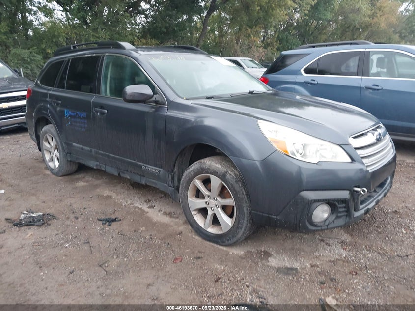 2014 Subaru Outback VIN 4S4BRCCC6E3259437 IAAI salvage auction — NORMAL WEAR, Clear (Indiana), sold $150 on 2026-10-25 (photo 1)