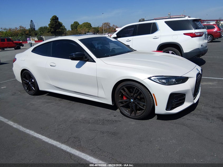 2021 BMW 4 series VIN WBA53AP04MCF95383 — IAAI salvage auction photo