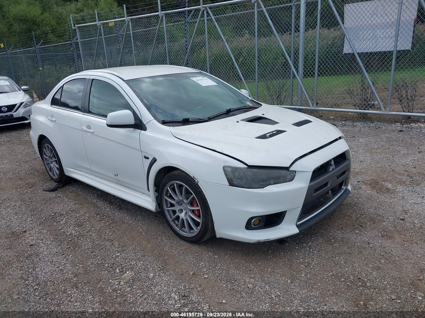 2010 Mitsubishi Lancer evolution VIN JA32W5FV1AU027353 — IAAI salvage auction photo