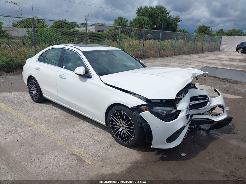 2025 Mercedes-benz C-klasse VIN W1KAF4HB0SR247698 — IAAI salvage auction photo