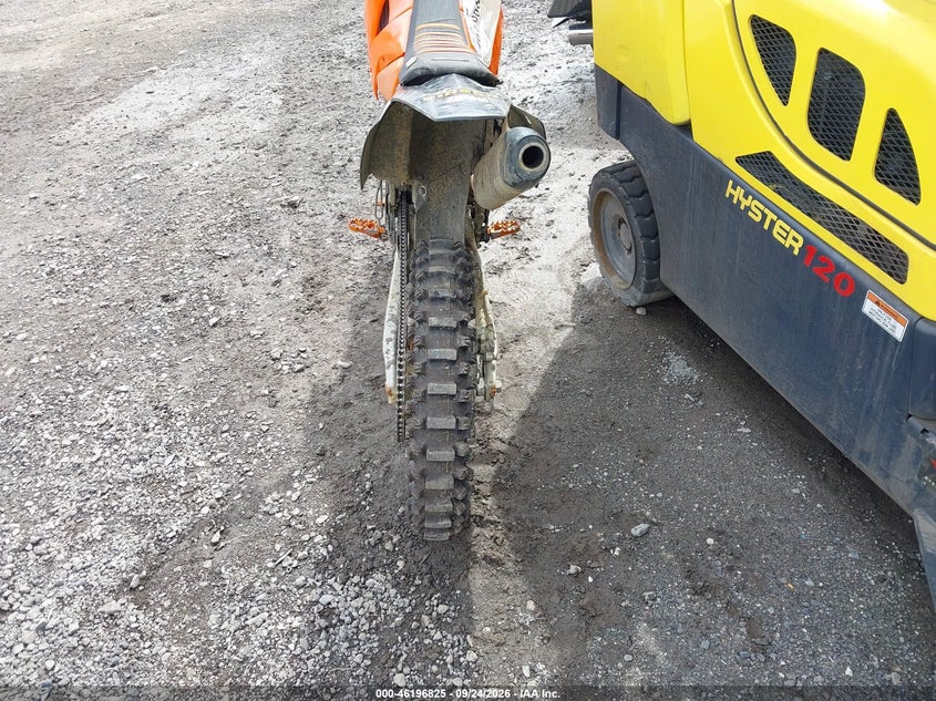 2007 Ktm 250 VIN VBKRFA4097M185480 IAAI salvage auction — THEFT, Salvage (New Jersey), sold $200 on 2026-10-07 (photo 6)