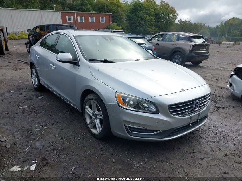 2015 Volvo S60 VIN YV1612TB1F2306597 IAAI salvage auction — VANDALISM, Clear (Massachusetts), sold $350 on 2026-10-02 (photo 1)