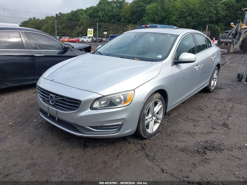 2015 Volvo S60 VIN YV1612TB1F2306597 IAAI salvage auction — VANDALISM, Clear (Massachusetts), sold $350 on 2026-10-02 (photo 2)