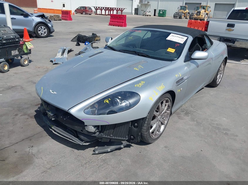 2006 Aston martin Db9 VIN SCFAD02AX6GB05292 IAAI salvage auction — FRONT END, Salvage (Texas), sold $10,200 on 2026-10-22 (photo 2)