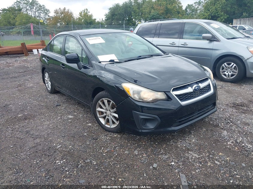 2012 Subaru Impreza VIN JF1GJAC62CH013474 IAAI salvage auction — NORMAL WEAR, Clear (Pennsylvania), sold $25 on 2026-09-27 (photo 1)