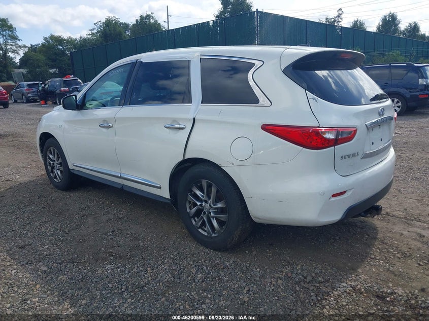 2014 Infiniti Qx60 VIN 5N1AL0MN8EC506937 IAAI salvage auction — NORMAL WEAR, Salvage (New Jersey), sold $1,225 on 2026-10-06 (photo 3)