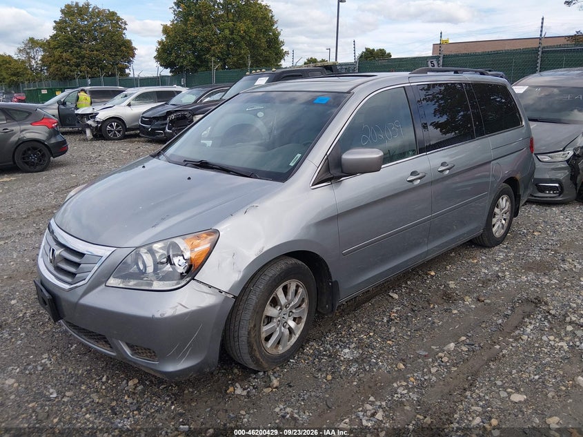 2009 Honda Odyssey VIN 5FNRL38669B039697 IAAI salvage auction — LEFT FRONT, Clear (Pennsylvania), sold $450 on 2026-10-02 (photo 2)