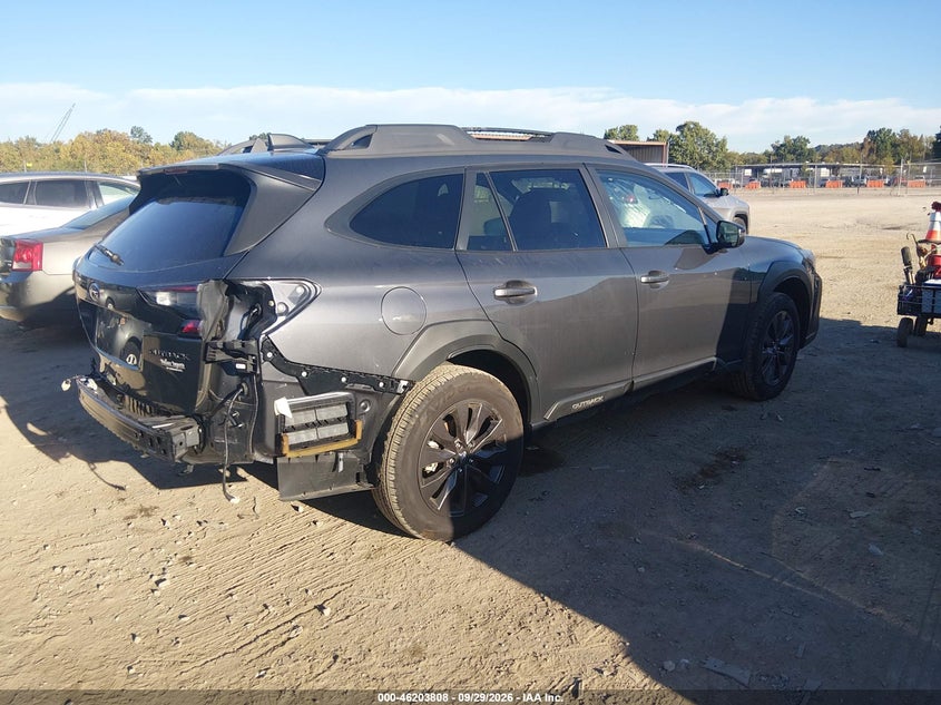 2025 Subaru Outback VIN 4S4BTALC8S3233780 IAAI salvage auction — REAR END, Salvage (Tennessee), sold $13,875 on 2026-10-07 (photo 4)