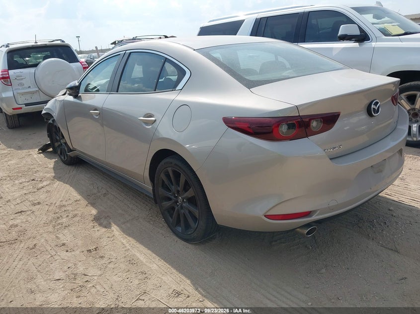 2025 Mazda 3 VIN JM1BPABM2S1775309 IAAI salvage auction — LEFT FRONT, Enterprise Vehicles Clear Only (Texas), sold $10,500 on 2026-09-28 (photo 3)