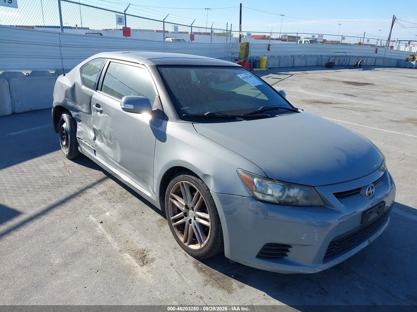 2013 Scion Tc VIN JTKJF5C7XD3057781 IAAI salvage auction — SIDE, Salvage (California), sold $1,000 on 2026-10-23 (photo 1)