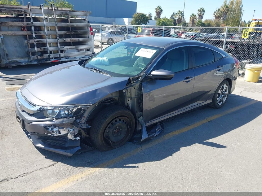 2016 Honda Civic VIN 2HGFC2F52GH522734 IAAI salvage auction — Left Front, Salvage, sold $3,500 on 2026-10-19 (photo 2)