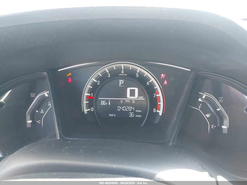 2016 Honda Civic VIN 2HGFC2F52GH522734 IAAI salvage auction — Left Front, Salvage, sold $3,500 on 2026-10-19 (photo 7)