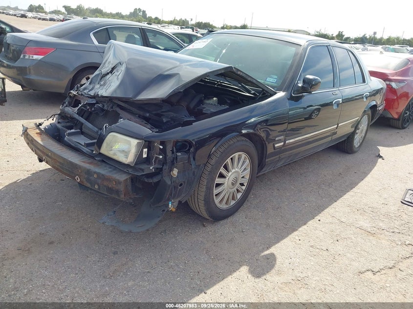 2011 Mercury Grand marquis VIN 2MEBM7FV6BX601246 IAAI salvage auction — FRONT END, Wait Title, sold $650 on 2026-10-10 (photo 2)