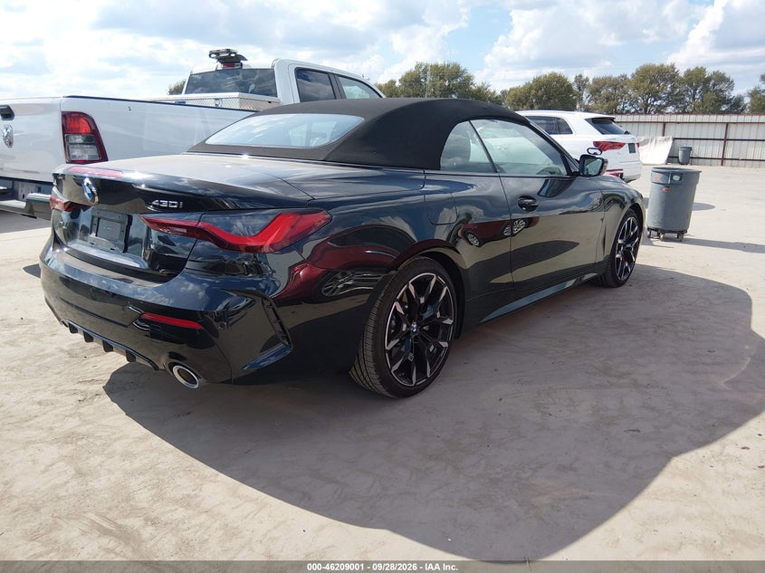 2027 BMW 4 series VIN WBA53DB07VCY29720 IAAI salvage auction — FRONT END, Enterprise Vehicles Clear Only (Oklahoma), sold $75 on 2026-10-03 (photo 4)