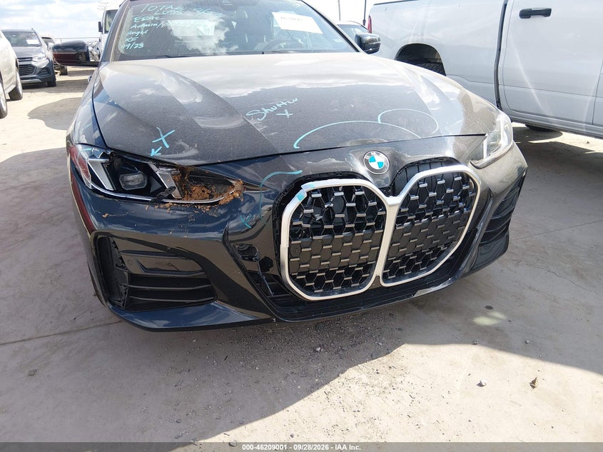 2027 BMW 4 series VIN WBA53DB07VCY29720 IAAI salvage auction — FRONT END, Enterprise Vehicles Clear Only (Oklahoma), sold $75 on 2026-10-03 (photo 6)