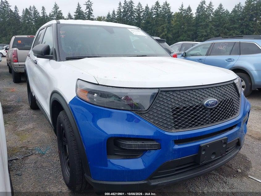 2022 Ford Police interceptor utility VIN 1FM5K8AW5NNA03953 — IAAI salvage auction photo