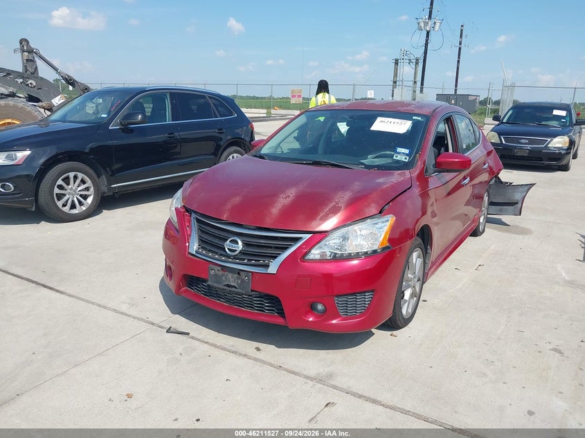 2014 Nissan Sentra VIN 3N1AB7AP6EY299626 IAAI salvage auction — REAR END, Salvage (Texas), sold $400 on 2026-10-12 (photo 2)