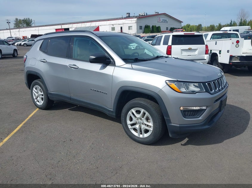 2018 Jeep Compass VIN 3C4NJDAB0JT392296 — IAAI salvage auction photo