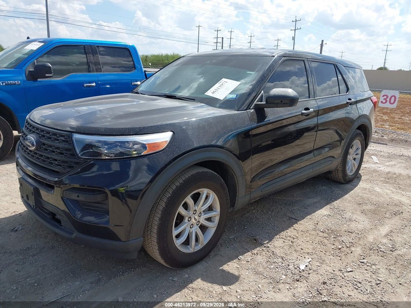 2021 Ford Explorer VIN 1FMSK7BH1MGB04150 IAAI salvage auction — UNKNOWN, Enterprise Vehicles Clear Only (Texas), sold $14,800 on 2026-10-05 (photo 2)
