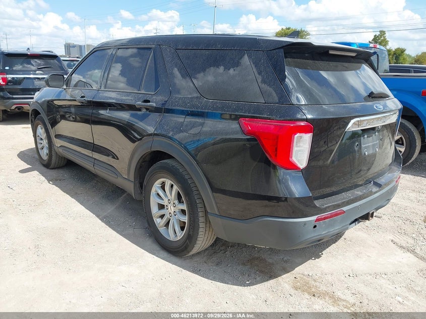 2021 Ford Explorer VIN 1FMSK7BH1MGB04150 IAAI salvage auction — UNKNOWN, Enterprise Vehicles Clear Only (Texas), sold $14,800 on 2026-10-05 (photo 3)