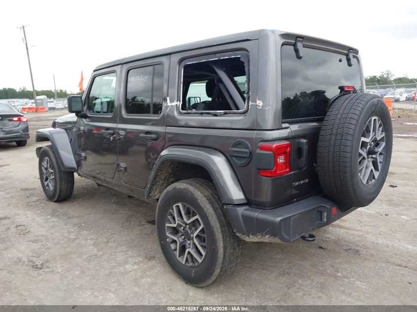 2025 Jeep Wrangler / VIN 1C4PJXEN5SW592455 IAAI salvage auction — SIDE, Enterprise Vehicles Clear Only (Maryland), sold $21,400 on 2026-10-02 (photo 3)