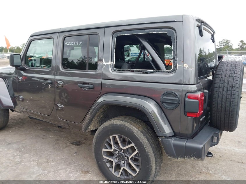 2025 Jeep Wrangler / VIN 1C4PJXEN5SW592455 IAAI salvage auction — SIDE, Enterprise Vehicles Clear Only (Maryland), sold $21,400 on 2026-10-02 (photo 6)