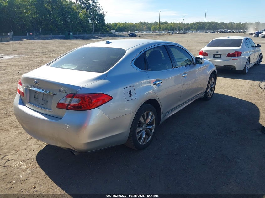 2012 Infiniti M VIN JN1BY1AR0CM396094 IAAI salvage auction — NORMAL WEAR, Clear (Maryland), sold $0 on 2026-10-05 (photo 4)