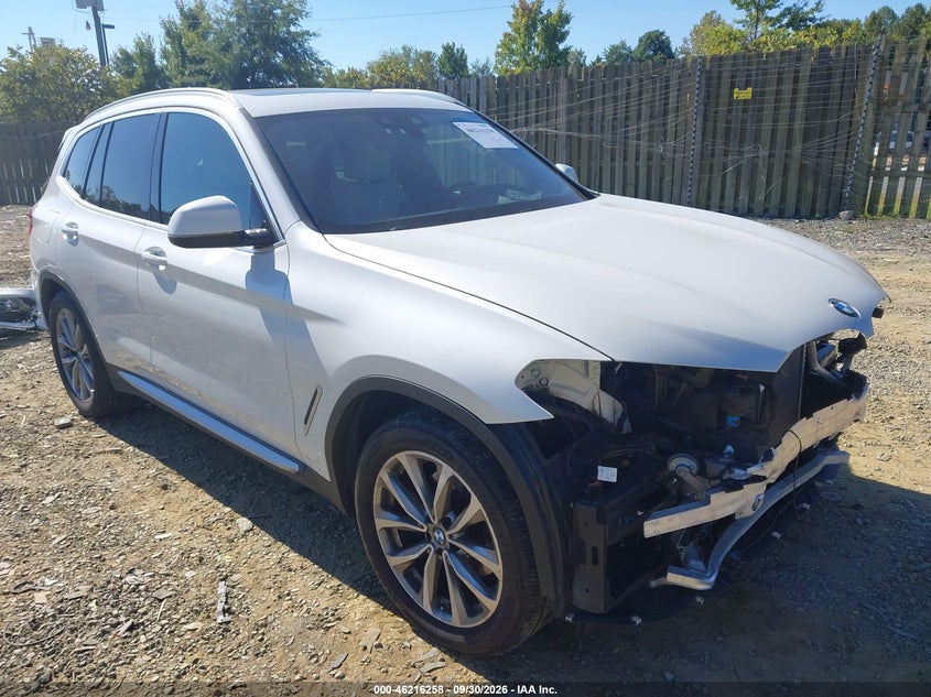 2018 BMW X3 VIN 5UXTR9C56JLD72569 IAAI salvage auction — FRONT END, Salvage (Virginia), sold $0 on 2026-10-22 (photo 1)