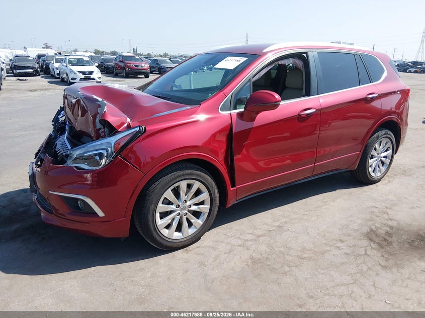 2017 Buick Envision VIN LRBFXBSA2HD100613 IAAI salvage auction — FRONT END, Salvage Title, sold $0 on 2026-10-10 (photo 2)