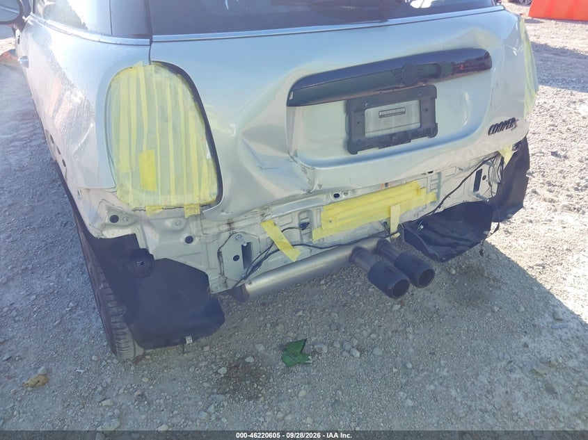 2023 Mini Hard top VIN WMW53DH06P2T33260 IAAI salvage auction — REAR END, Salvage (North Carolina), sold $8,275 on 2026-10-13 (photo 6)
