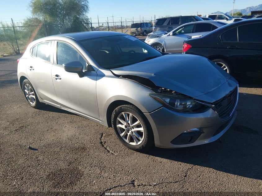 2015 Mazda 3 VIN 3MZBM1L78FM158648 IAAI salvage auction — FRONT & REAR, Wait Title, sold $1,600 on 2026-10-09 (photo 1)