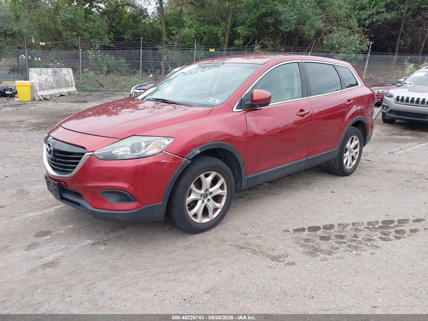 2013 Mazda CX-9 VIN JM3TB2CV1D0419336 IAAI salvage auction — Normal Wear & Tear, Clear, sold $750 on 2026-10-16 (photo 2)